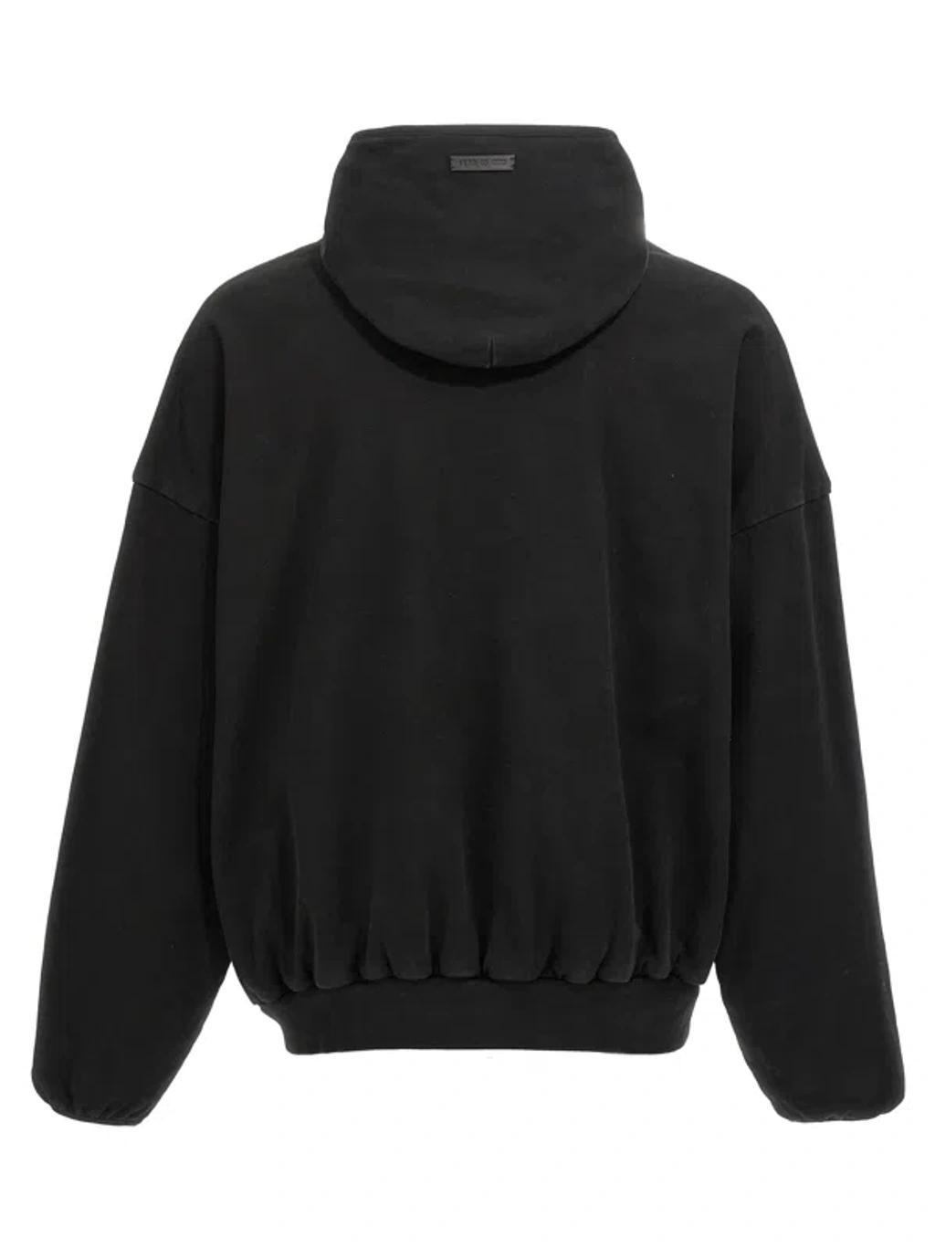 Logo Patch Hoodie In Black Product Image