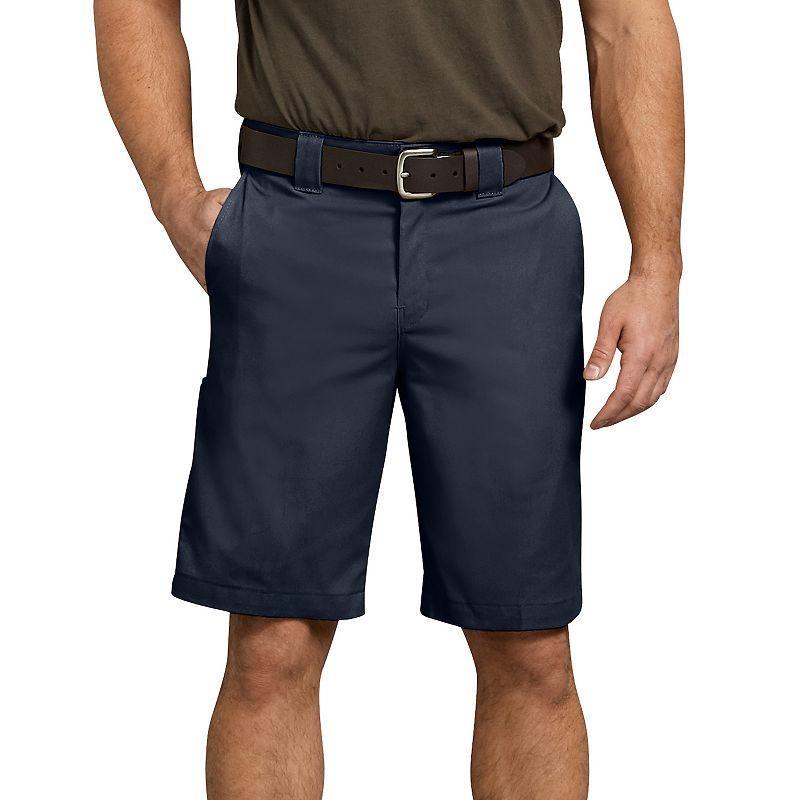 Mens Dickies FLEX Regular-Fit Work Shorts Dark Blue Product Image