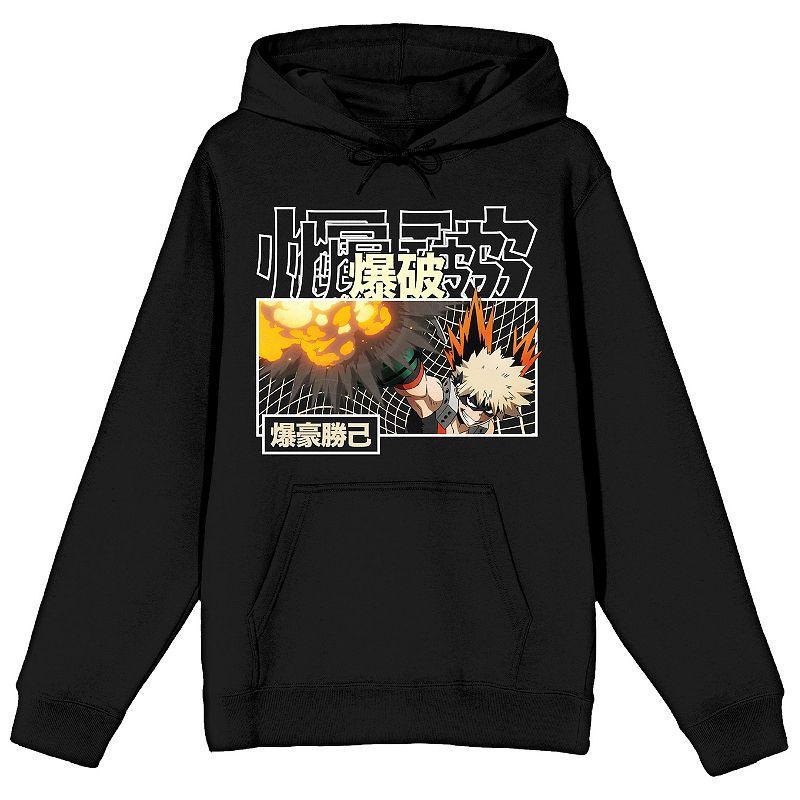 Mens My Hero Academia Hooded Sweatshirt Product Image