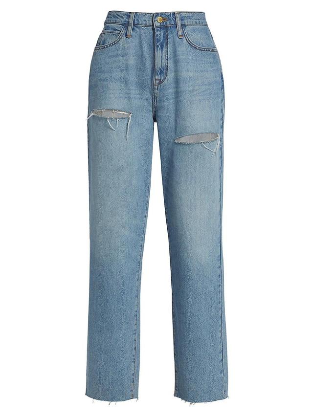 Womens Ms. Monroe High-Rise Distressed Jeans Product Image