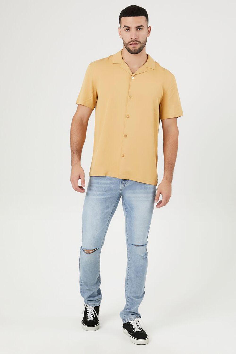 Rayon Short-Sleeve Shirt | Forever 21 Product Image