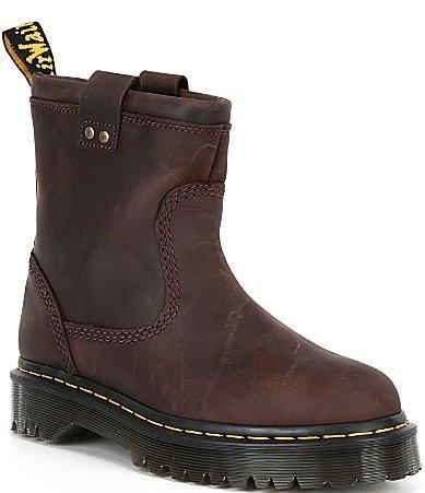 Dr. Martens Womens Anistone Lo Burnished Leather Booties Product Image