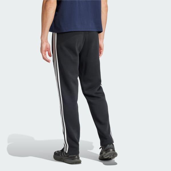 Essentials 3-Stripes Open Hem Fleece Pants Product Image