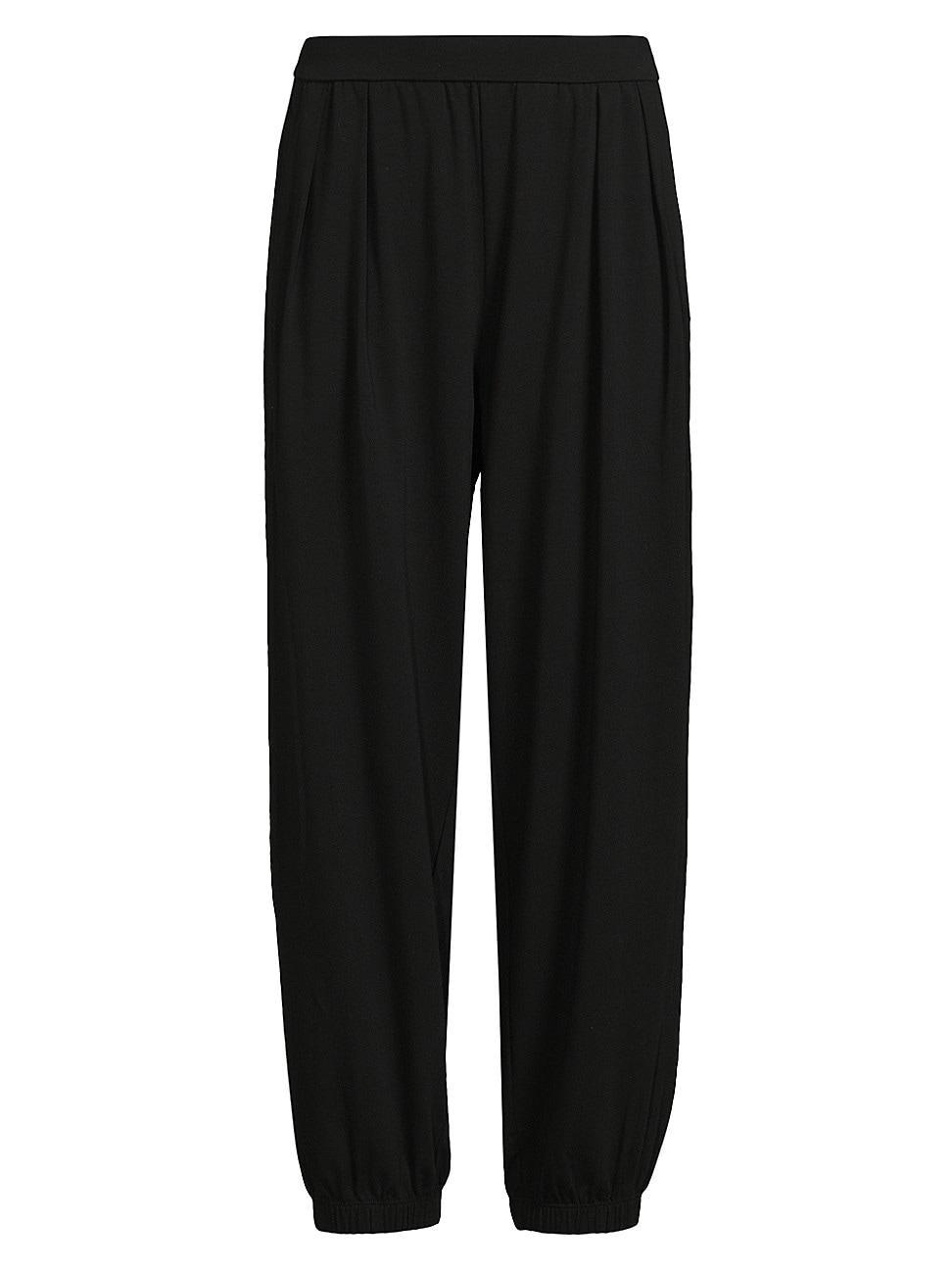 Womens Ankle Pleated Lantern Joggers Product Image