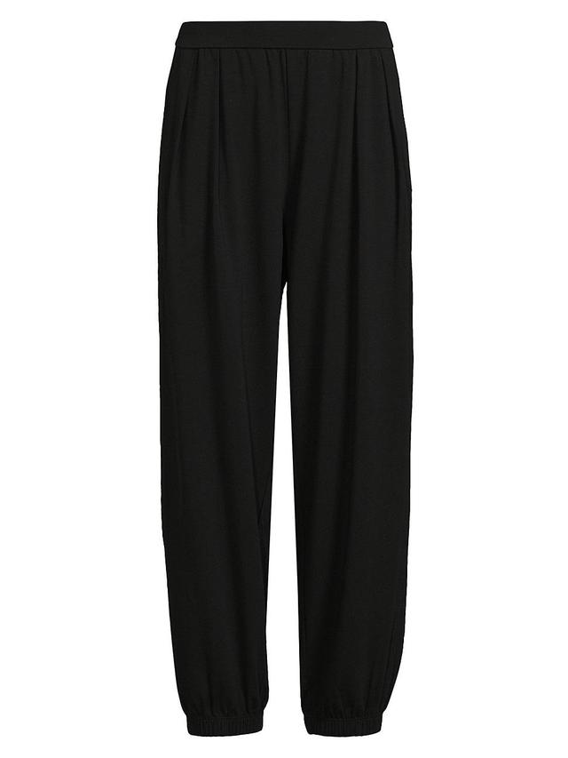 Womens Ankle Pleated Lantern Joggers Product Image