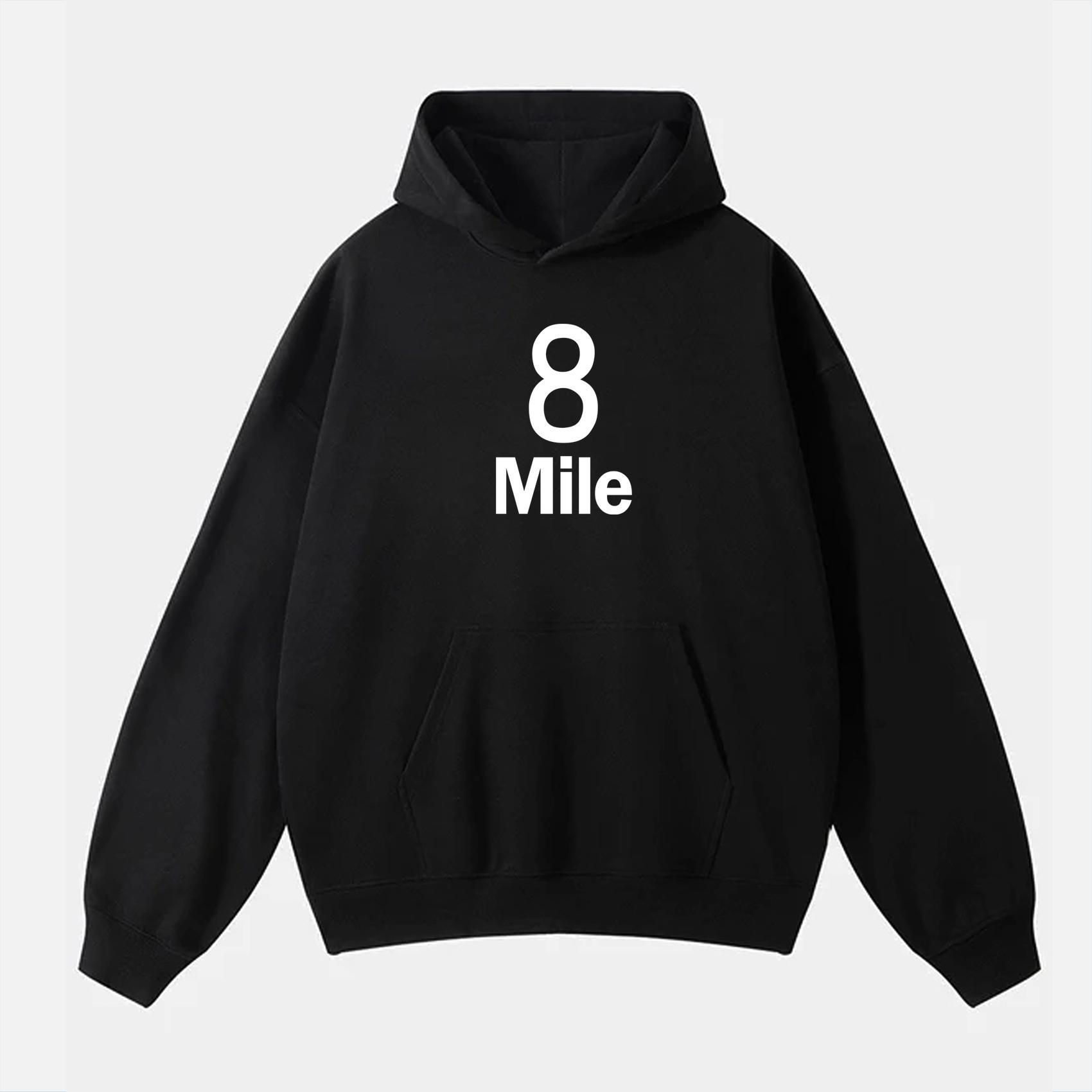 Essential 8 Mile Graphic Pocket Hoodie Product Image