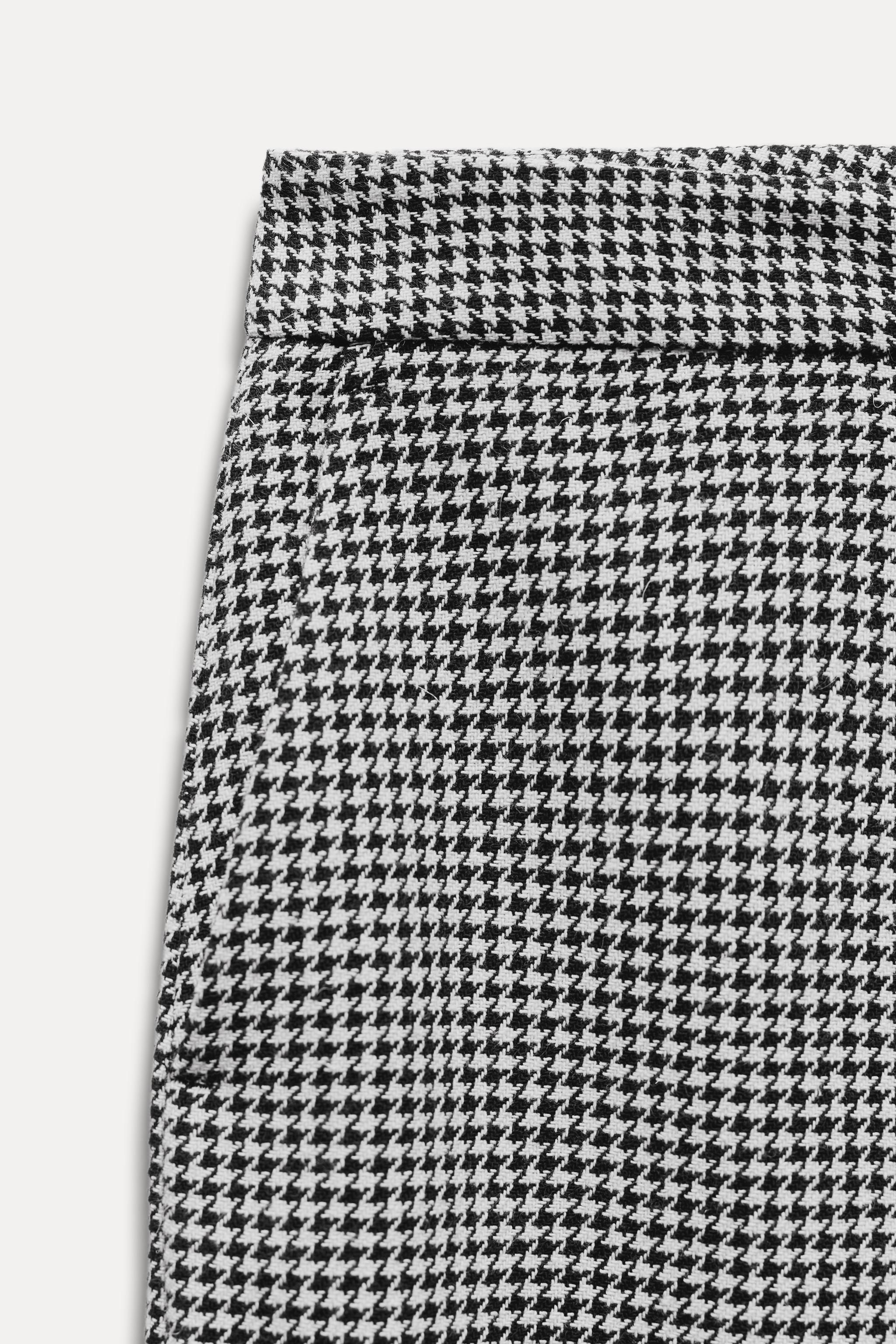 HOUNDSTOOTH WIDE LEG PANTS Product Image