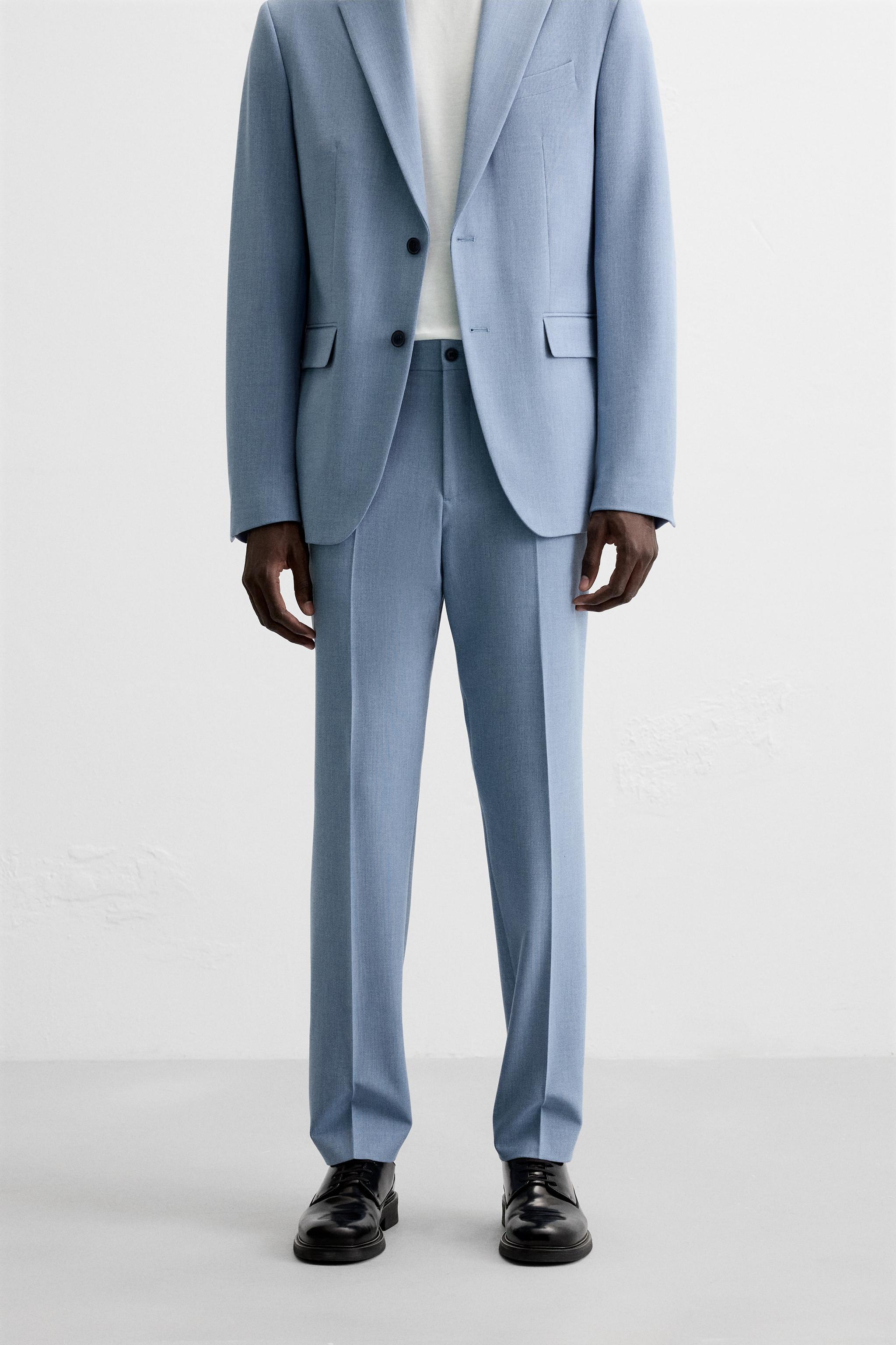 TEXTURED SUIT PANTS Product Image