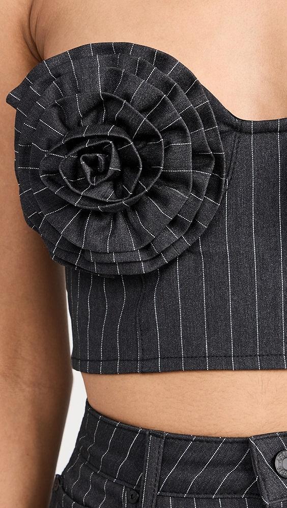 AFRM Kiko Rosette Bandeau Top | Shopbop Product Image