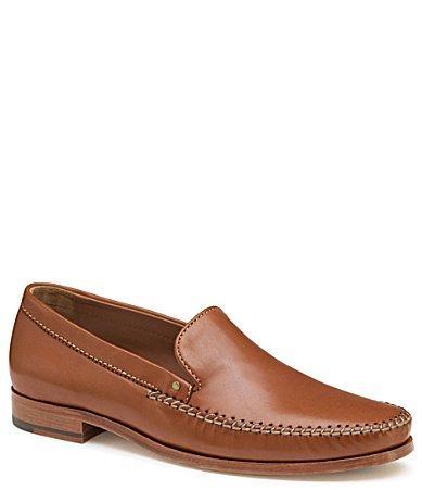Johnston  Murphy Collection Mens Baldwin Leather Venetian Loafers Product Image