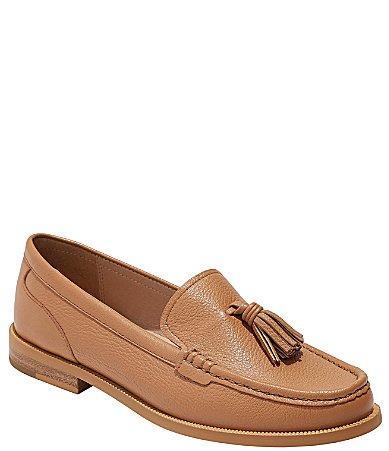 Jack Rogers Hunley Tassel Loafer Leather Women's Flat Shoes Product Image