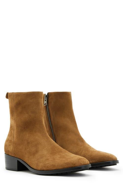 Bonham Suede Zip Boot In Tobacco Product Image