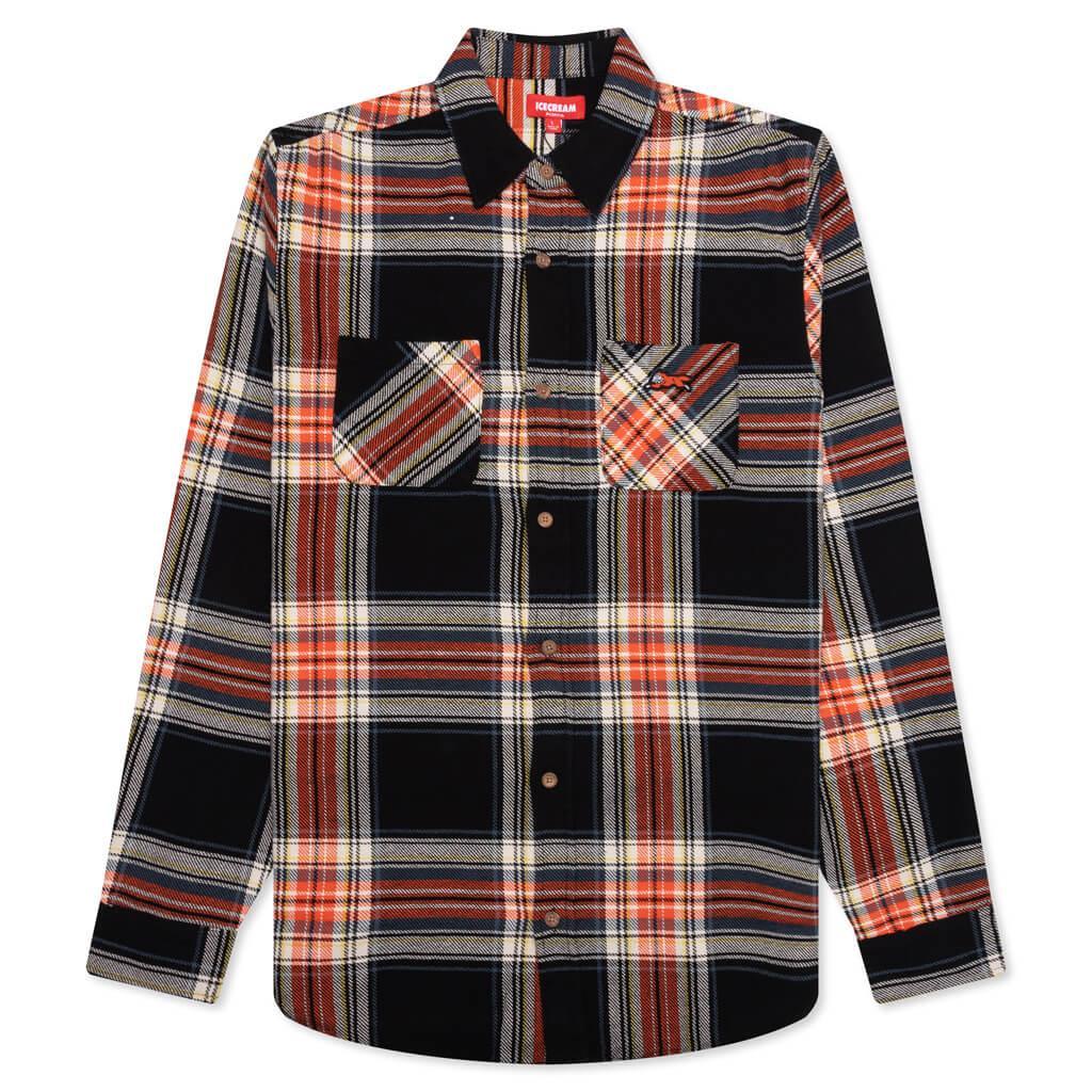 Script L/S Woven - Plaid Male Product Image