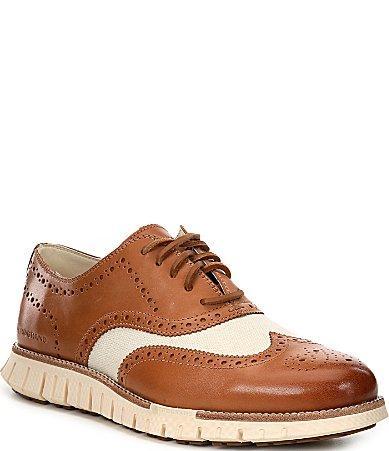 Cole Haan Mens ZERGRAND Remastered Wingtip Oxfords Product Image