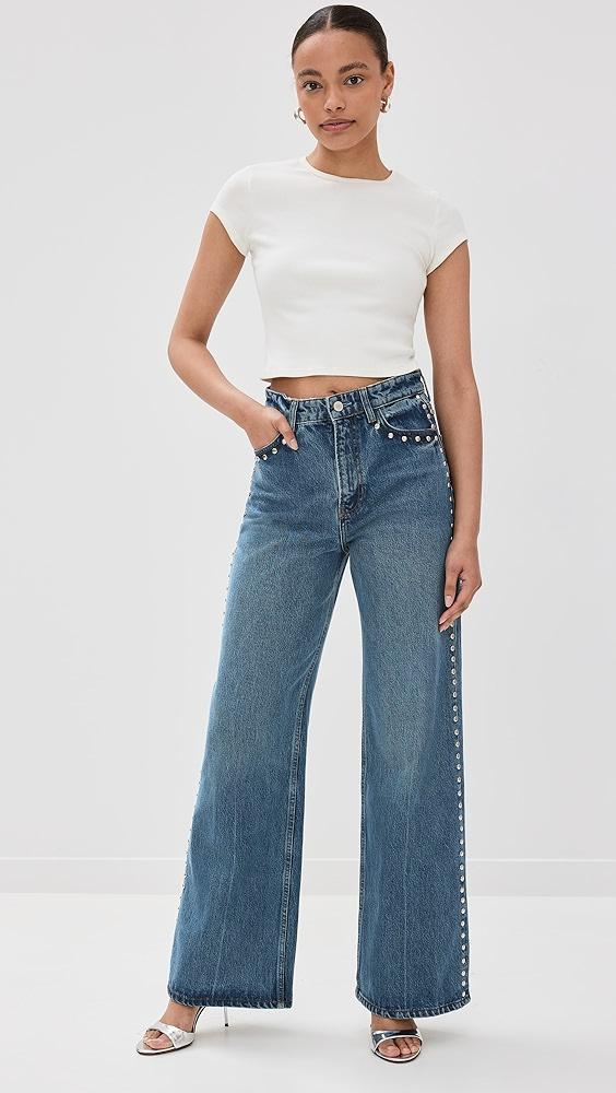 Reformation Cary High Rise Slouchy Wide Leg Jeans | Shopbop Product Image