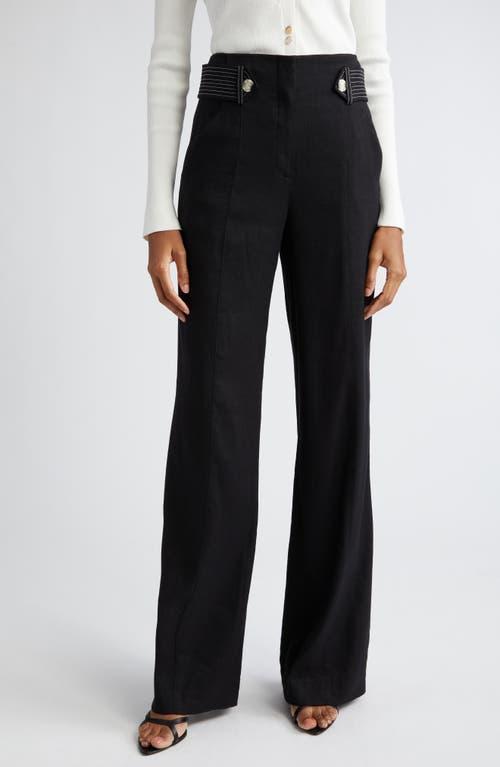 Womens Sunny Linen-Blend Wide-Leg Pants Product Image