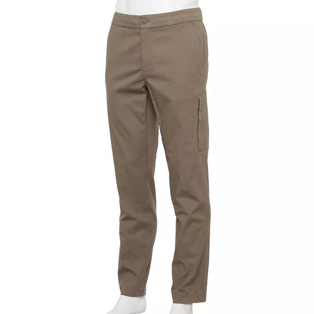 Mens Sonoma Goods For Life Side-Zip Ripstop Pants Light Green Product Image