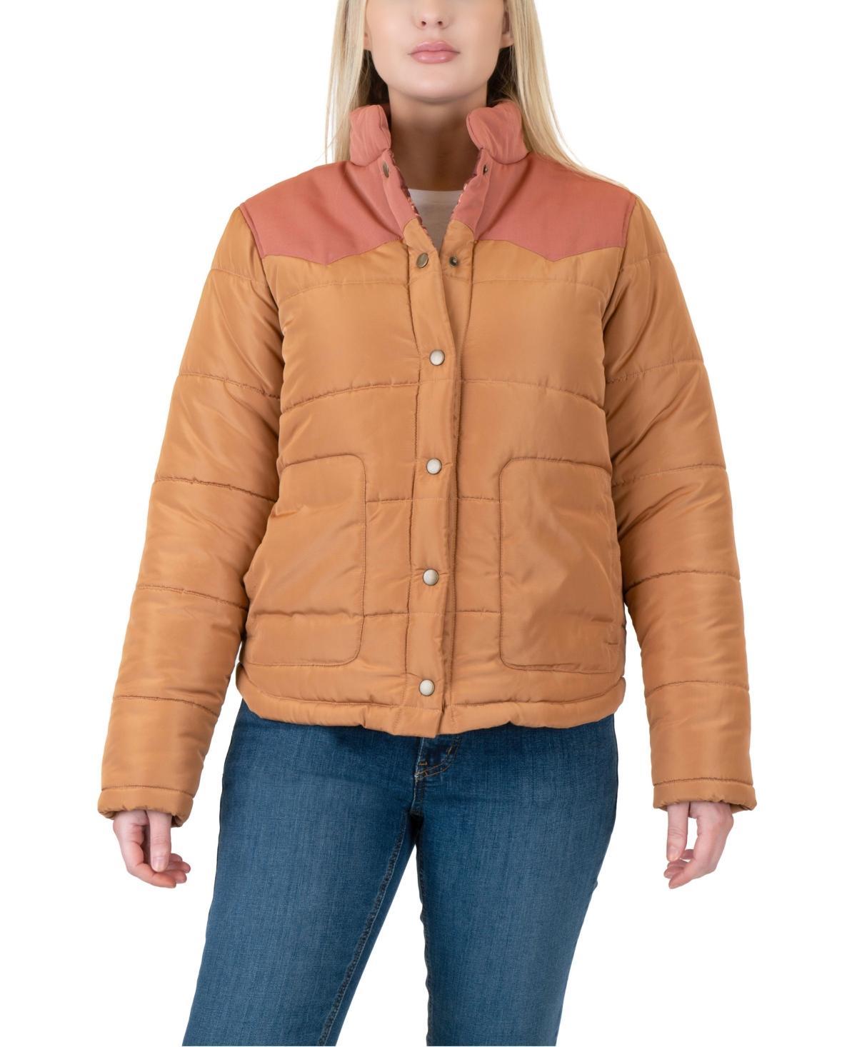 Womens Channel Quilt Puffer Jacket Product Image