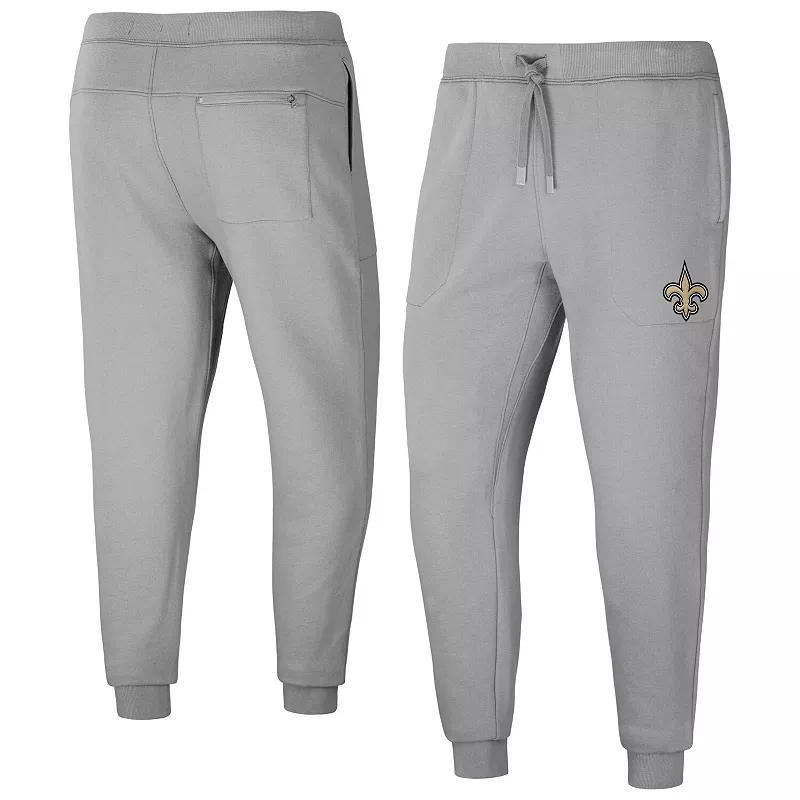 Mens NFL x Darius Rucker Collection by Fanatics Gray New Orleans Saints Fleece Jogger Pants Product Image