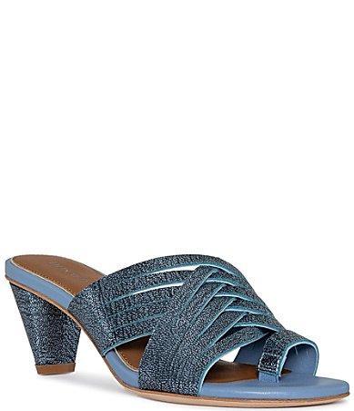 Donald Pliner Alannis Woven Leather Toe Loop Sandals Product Image