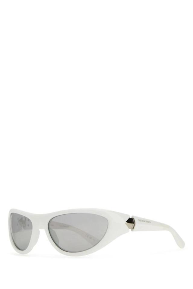 Woman White Acetate Sunglasses Product Image