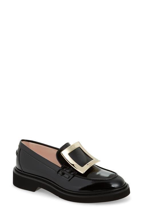 Roger Vivier Viv Rangers Buckle Leather Loafer Product Image