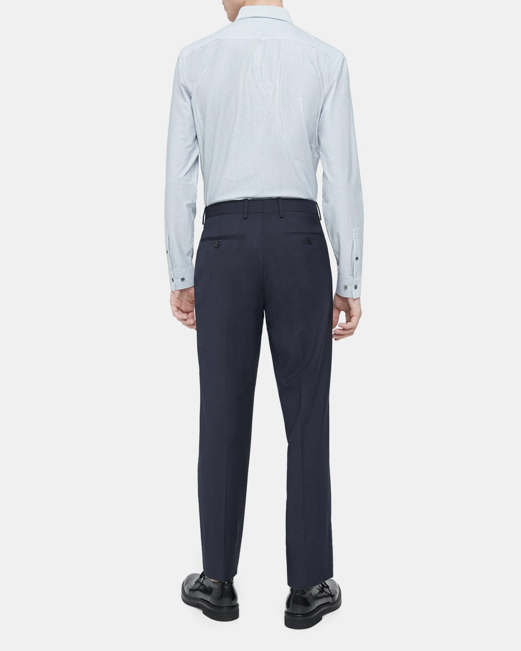 Slim Pant in Striped Wool Product Image