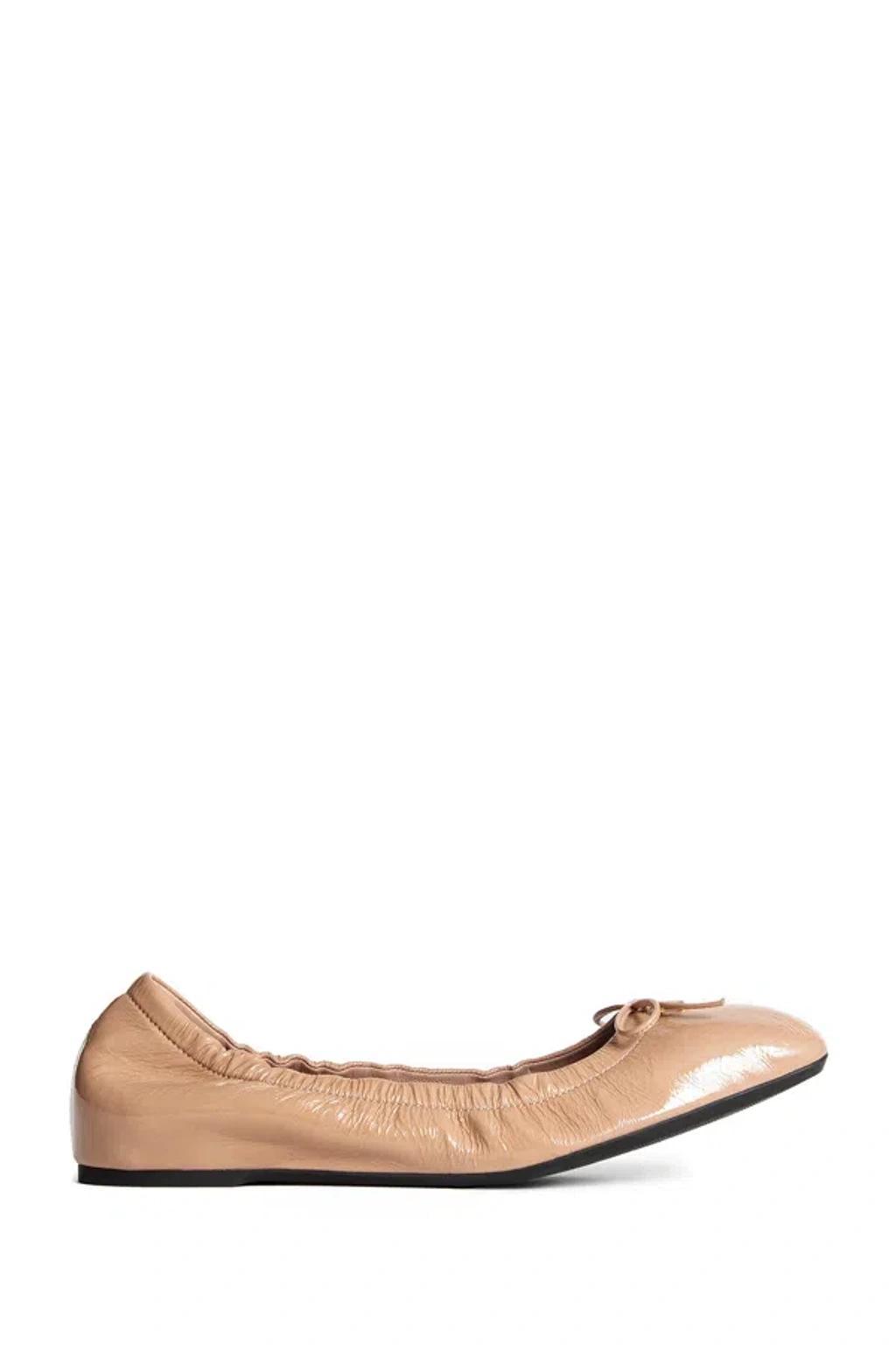 VALENTINO GARAVANI Woman Pink Flats In Beige Product Image