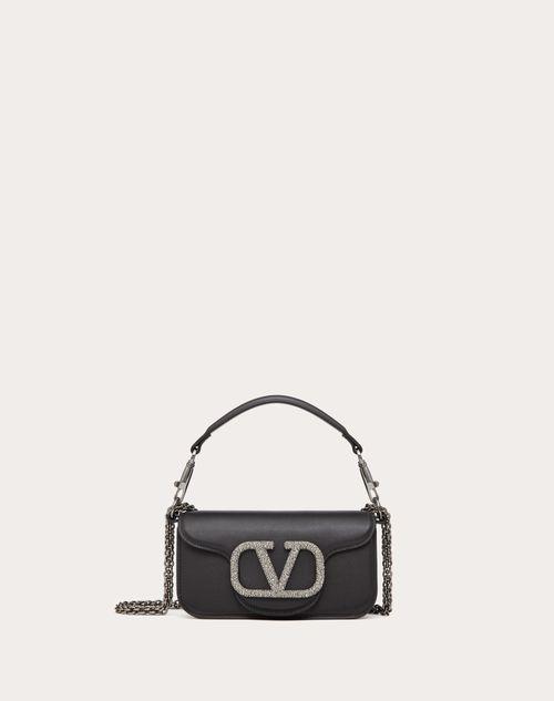 VALENTINO GARAVANI LOCÒ SMALL SHOULDER BAG WITH JEWEL LOGO Product Image