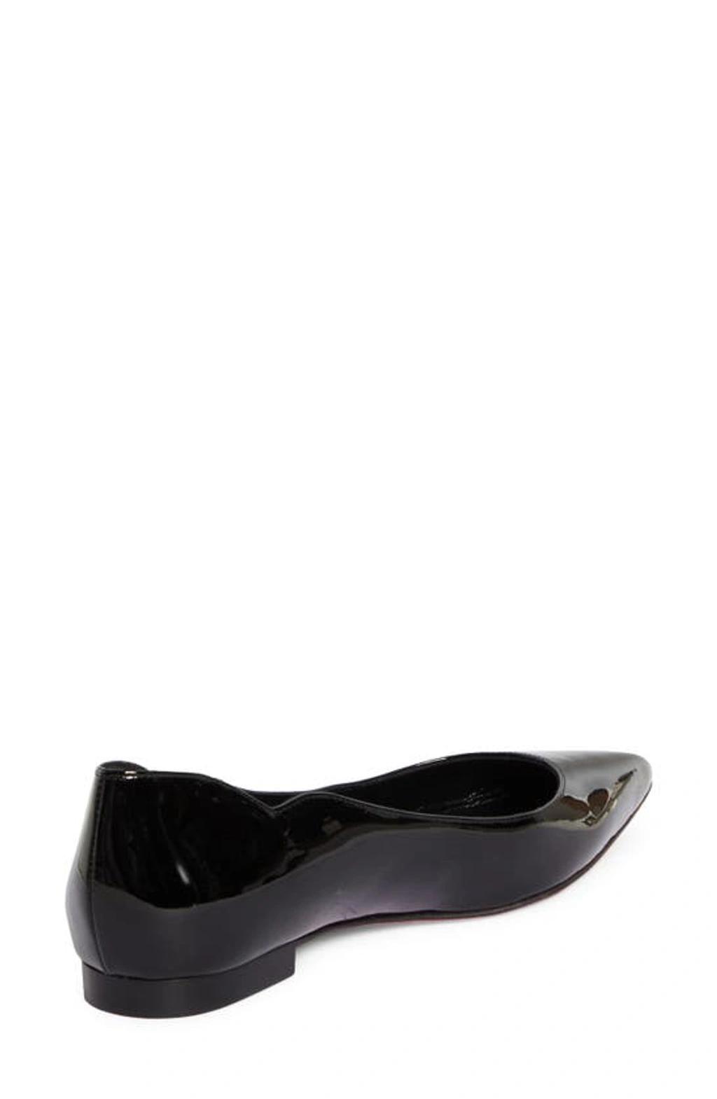 Hot Chickita Pointed Toe Flat In Black Product Image