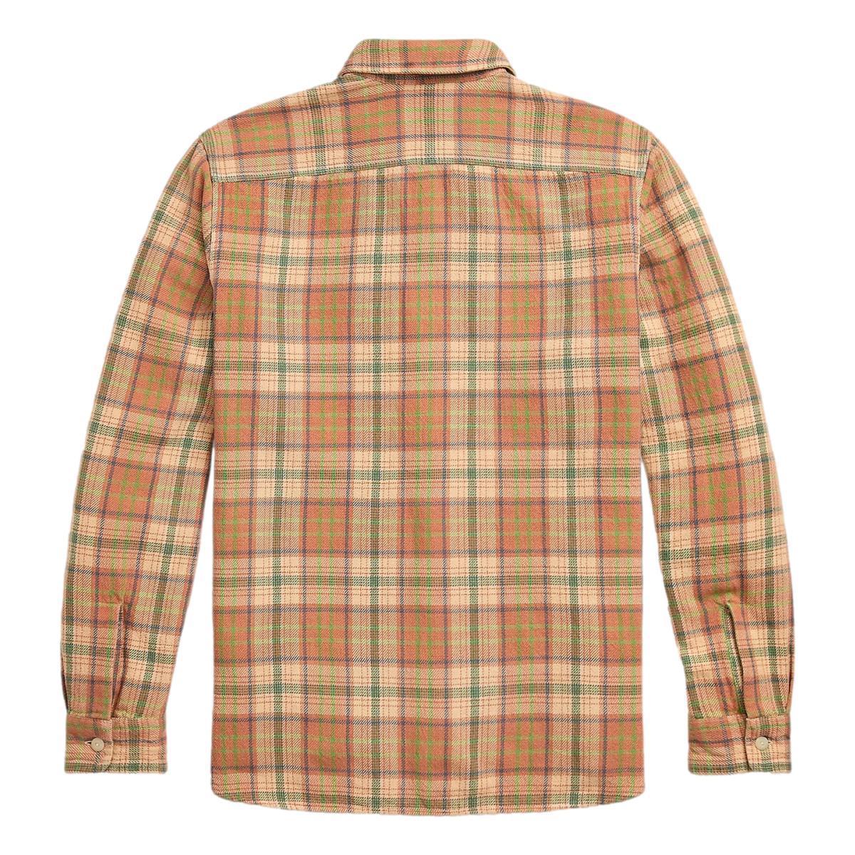 Plaid Twill Workshirt Orange Multi Product Image