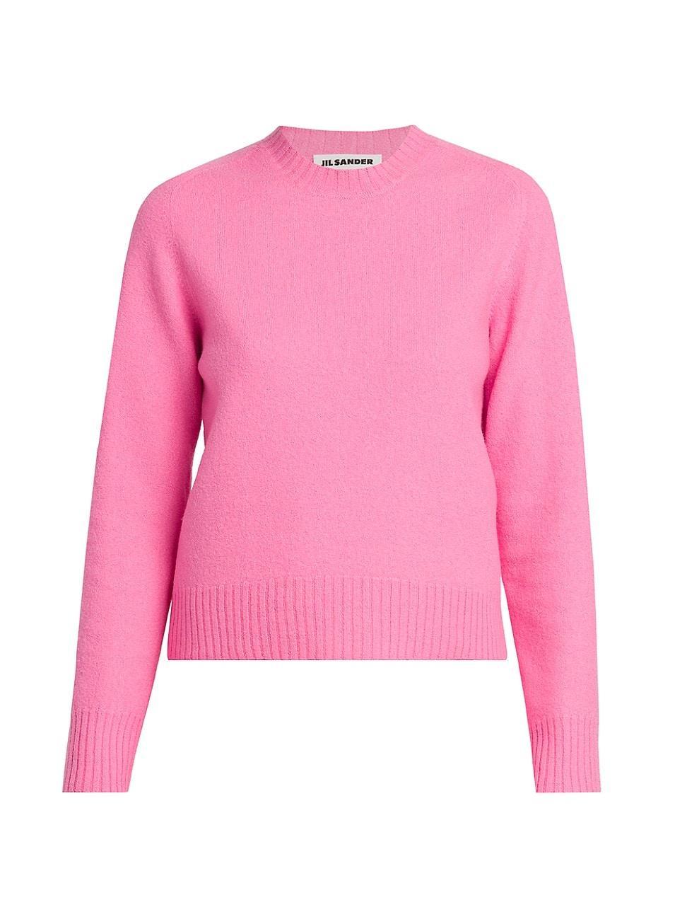 Womens Wool Crewneck Sweater Product Image