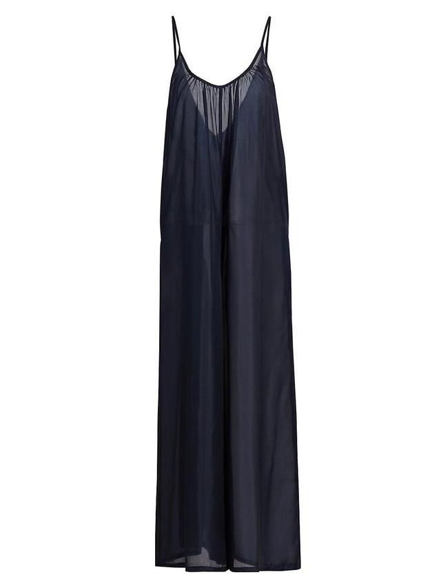 Womens Silk Charmeuse Nightgown Product Image