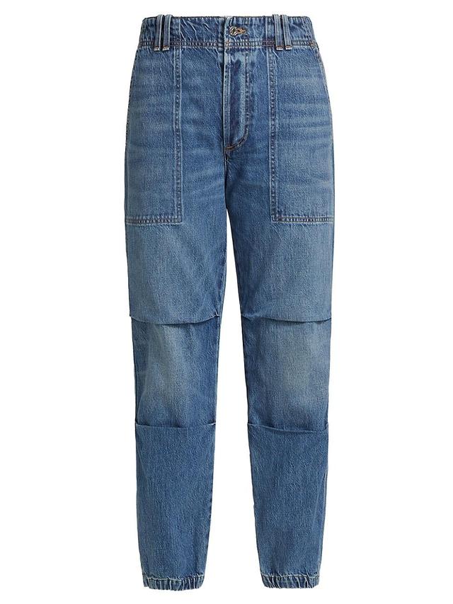 Womens Agni Utility-Style Cargo Jeans Product Image