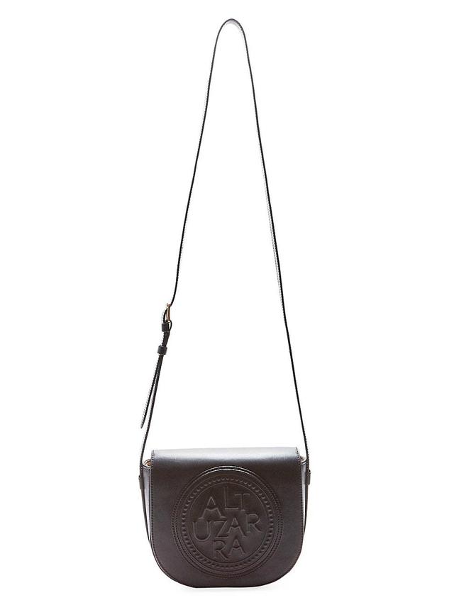 Altuzarra Medallion Leather Saddle Bag Product Image