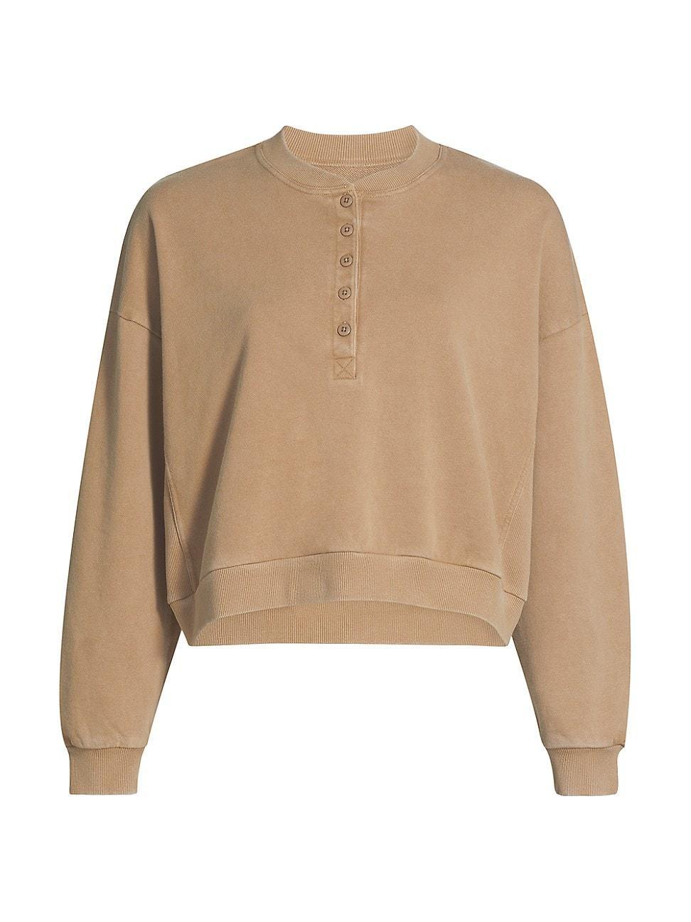 Womens Cotton Crewneck Sweatshirt Product Image