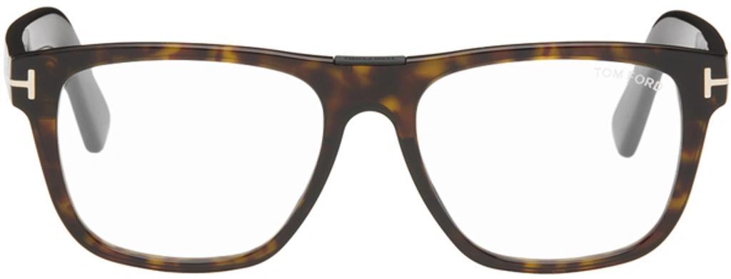 Brown Square Glasses In 052 Classic Dark Hav Product Image