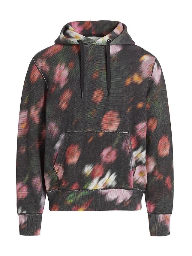 rag & bone Abstract Floral Print Hoodie Product Image