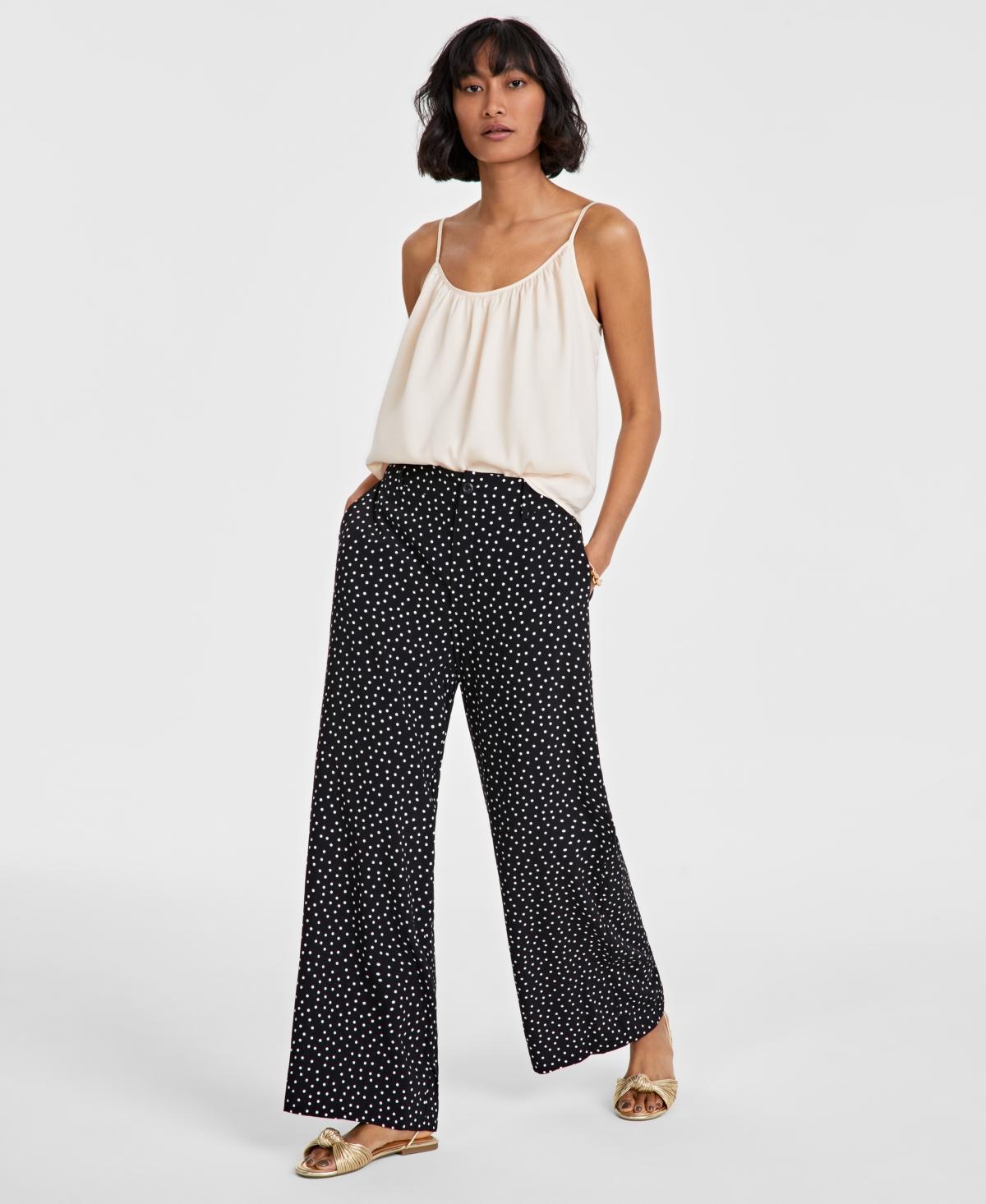 On 34th Womens Printed Wide-Leg Pants, Created for Macys product image