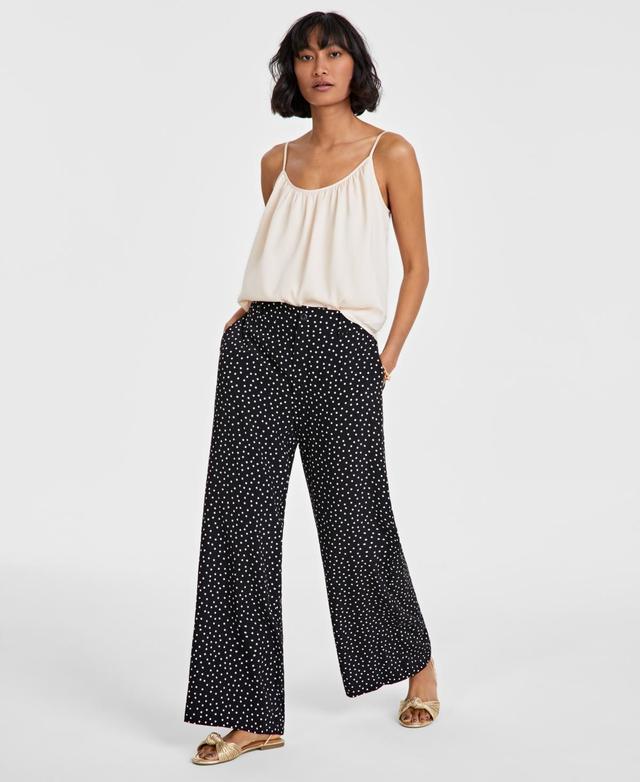 On 34th Womens Printed Wide-Leg Pants, Created for Macys Product Image