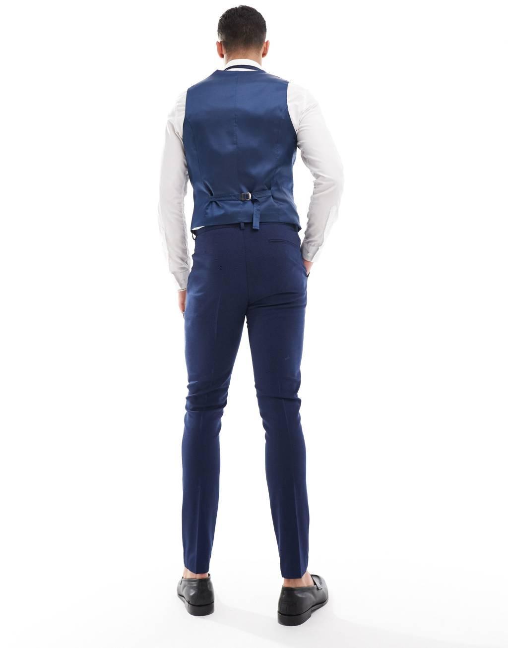 ASOS DESIGN wedding skinny suit pants Product Image