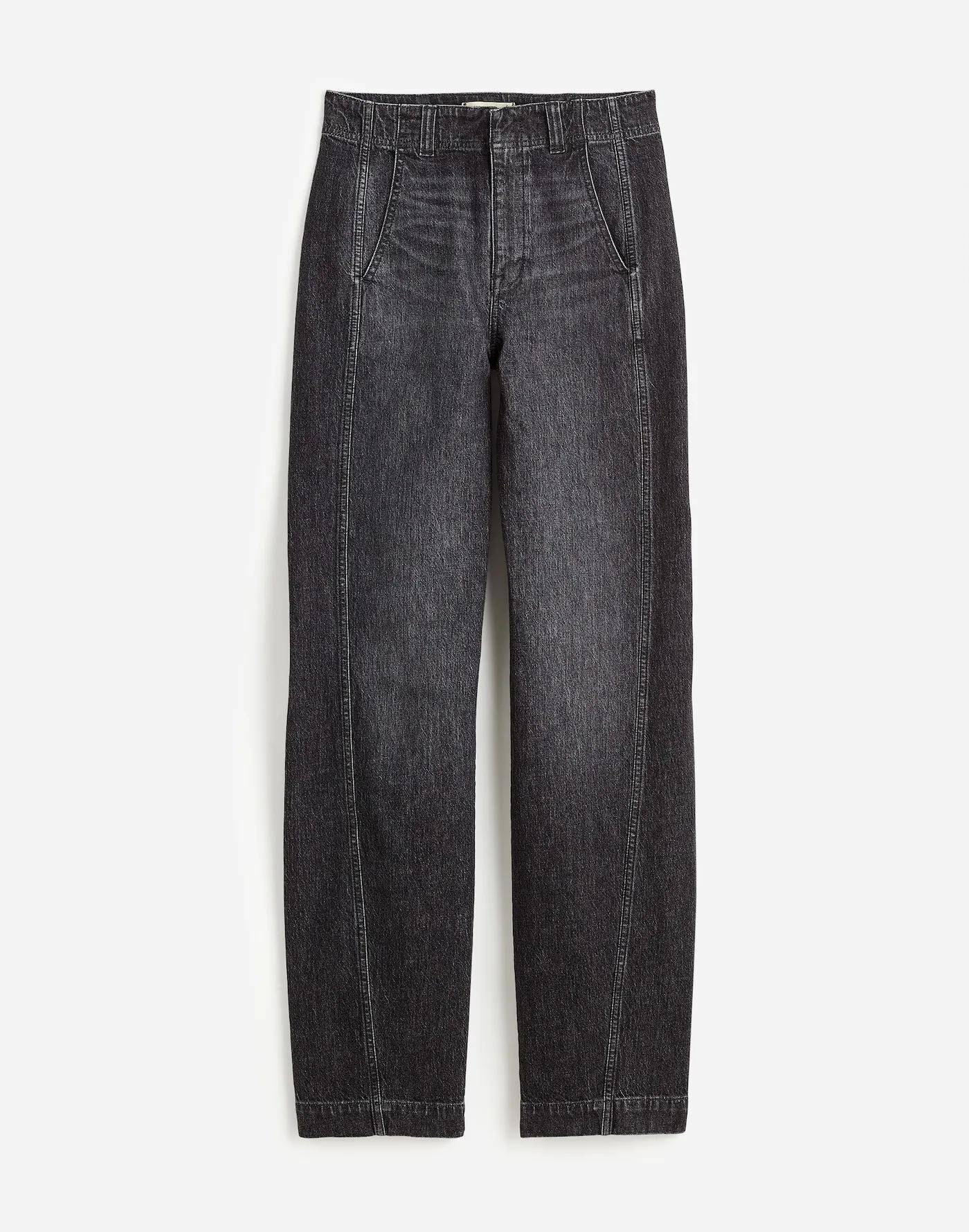 Tapered Denim Trousers Product Image