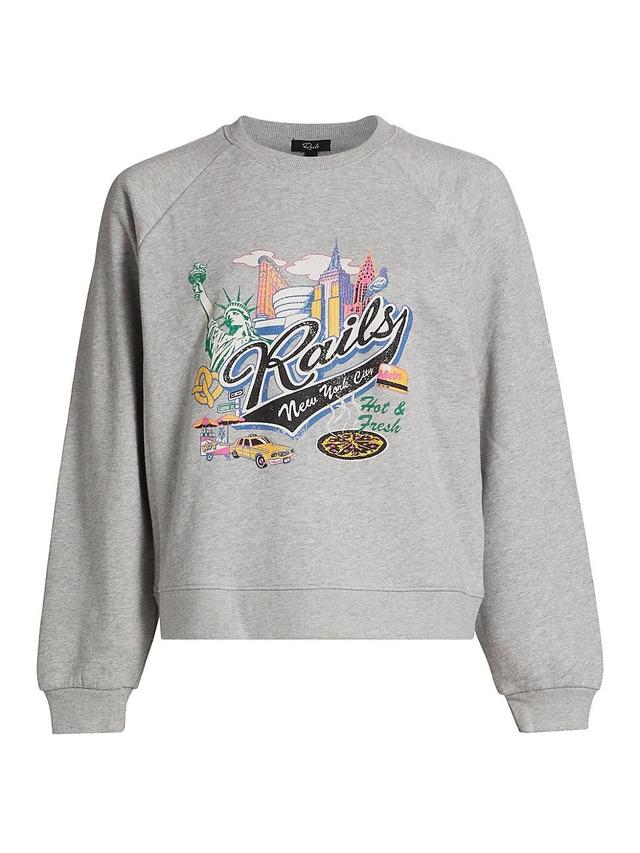 Womens Vintage Raglan-Sleeve Sweatshirt Product Image