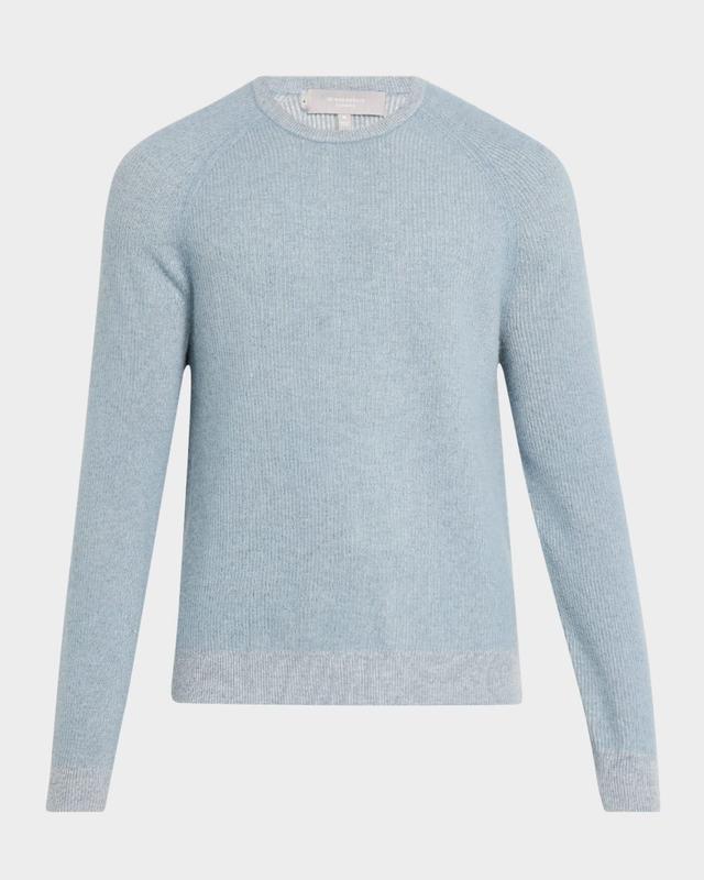 Men's Crewneck Ribbed Cashmere Sweater Product Image