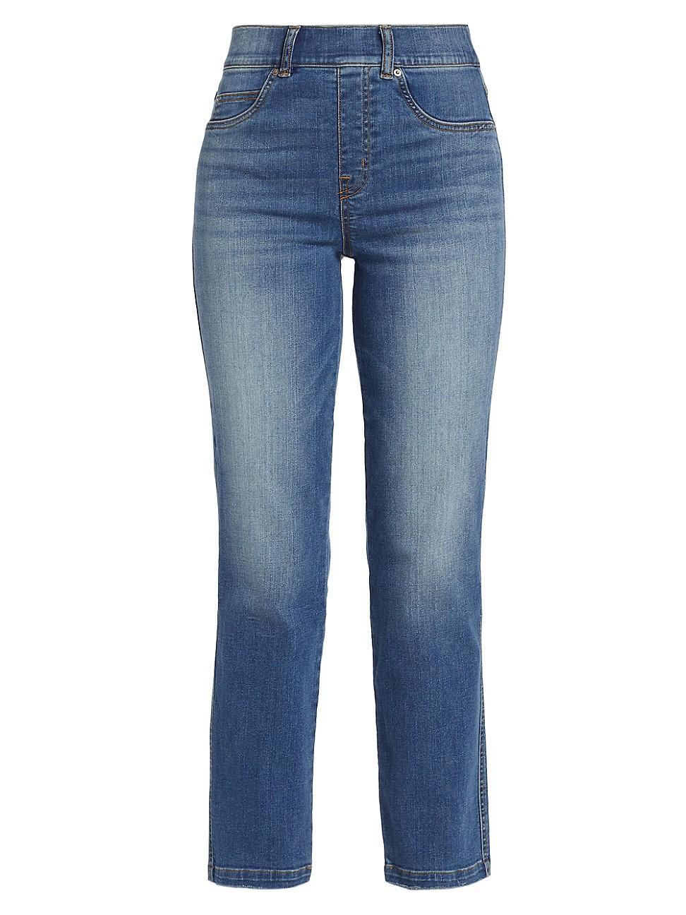 Womens Straight-Leg Ankle Jeans Product Image