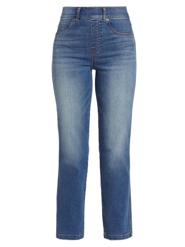 SPANX Straight Leg Ankle Jeans Product Image