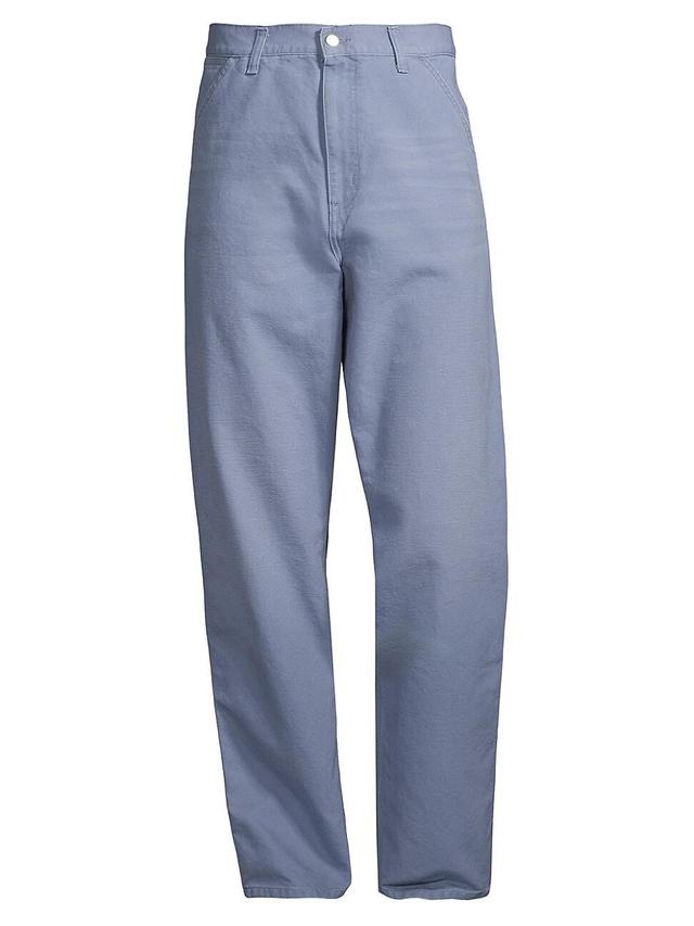 Mens Cotton Straight-Leg Pants Product Image