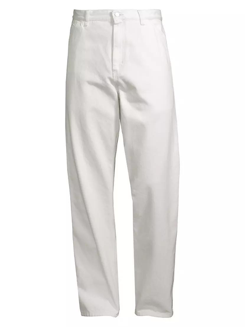 Single Knee Straight-Leg Pants Product Image