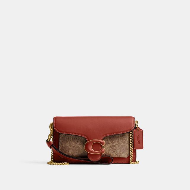 COACH Tabby Wristlet Signature Coated Canvas Convertible Wristlet Crossbody Bag Product Image