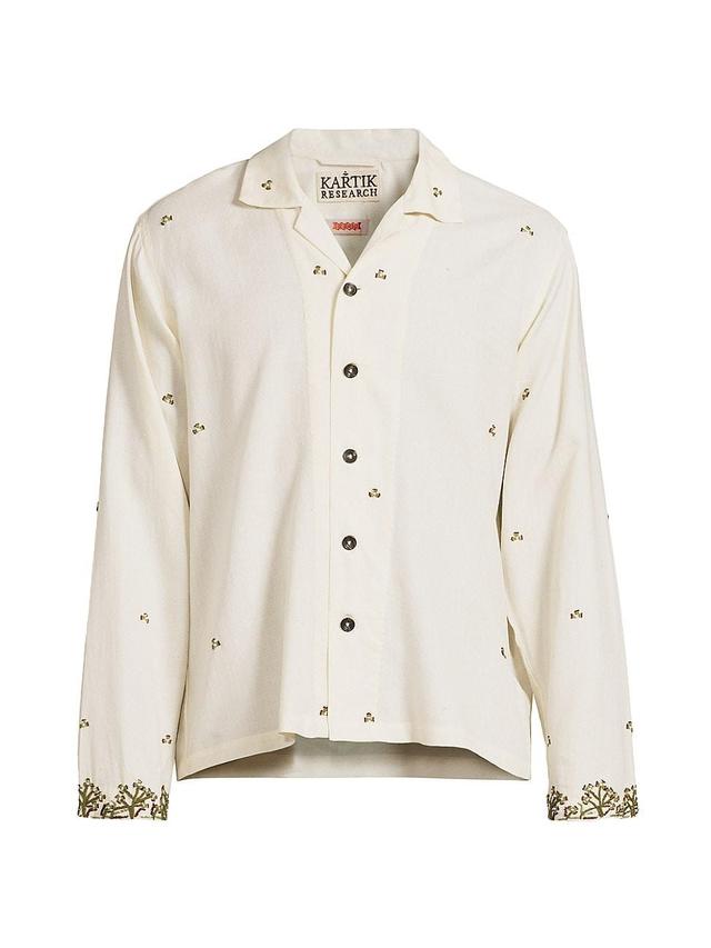 Mens Baracuta Embroidered Cotton Shirt Product Image